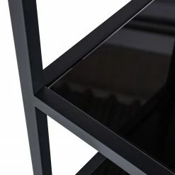 Red Living Regal Barview - Echtholzfurnier - Eiche / Anthrazit -WOHNZIMMERMÖBEL Verkäufe 1000218360 210318 07395100009 DETAILS P000000001000218360