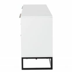 Fredriks Sideboard White Hall I - Matt Weiß / Schwarz -WOHNZIMMERMÖBEL Verkäufe 1000218366 210311 10575200003 DETAILS P000000001000218366