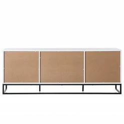 Fredriks Sideboard White Hall I - Matt Weiß / Schwarz -WOHNZIMMERMÖBEL Verkäufe 1000218366 210311 10575300004 DETAILS P000000001000218366