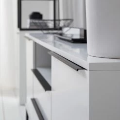 Fredriks Sideboard White Hall I - Matt Weiß / Schwarz -WOHNZIMMERMÖBEL Verkäufe 1000218366 210316 08060100008 DETAILS P000000001000218366