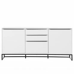 Fredriks Sideboard White Hall II - Matt Weiß / Schwarz -WOHNZIMMERMÖBEL Verkäufe 1000218367 210420 13404800002 DETAILS P000000001000218367