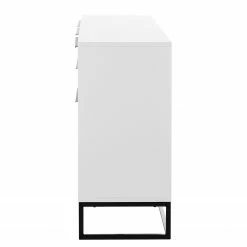 Fredriks Sideboard White Hall II - Matt Weiß / Schwarz -WOHNZIMMERMÖBEL Verkäufe 1000218367 210420 13405200004 DETAILS P000000001000218367