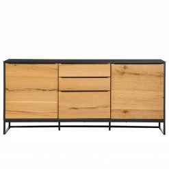 Red Living Sideboard Barview I - Echtholzfurnier - Eiche / Anthrazit -WOHNZIMMERMÖBEL Verkäufe 1000218372 210420 14105500002 DETAILS P000000001000218372