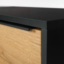 Red Living Sideboard Barview I - Echtholzfurnier - Eiche / Anthrazit -WOHNZIMMERMÖBEL Verkäufe 1000218372 210420 14111200011 DETAILS P000000001000218372