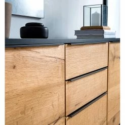 Red Living Sideboard Barview I - Echtholzfurnier - Eiche / Anthrazit -WOHNZIMMERMÖBEL Verkäufe 1000218372 210527 08075200005 MOOD DETAILS P000000001000218372 mood