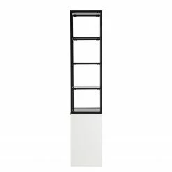 Fredriks Regal White Hall - Matt Weiß / Schwarz -WOHNZIMMERMÖBEL Verkäufe 1000218374 210121 14233400004 DETAILS P000000001000218374