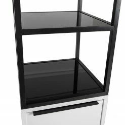 Fredriks Regal White Hall - Matt Weiß / Schwarz -WOHNZIMMERMÖBEL Verkäufe 1000218374 210121 14233500005 DETAILS P000000001000218374