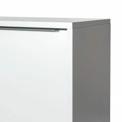 Fredriks Highboard White Hall - Matt Weiß / Schwarz -WOHNZIMMERMÖBEL Verkäufe 1000218378 210311 12364900009 DETAILS P000000001000218378