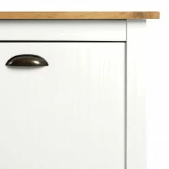 Maison Belfort Sideboard Rivery III - Kiefer massiv - Weiß -WOHNZIMMERMÖBEL Verkäufe 1000218442 220407 080 DETAILS P000000001000218442