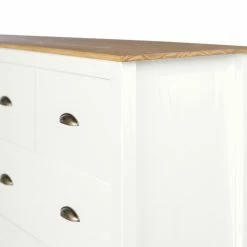 Maison Belfort Sideboard Rivery II - Kiefer massiv - Weiß -WOHNZIMMERMÖBEL Verkäufe 1000218448 220407 050 DETAILS P000000001000218448