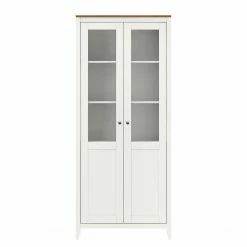 Maison Belfort Vitrinenschrank Rivery I - Kiefer massiv - Weiß 7 Maison Belfort Vitrinenschrank Rivery I - Kiefer massiv - Weiß -WOHNZIMMERMÖBEL Verkäufe 1000218449 210128 06192200091 DETAILS P000000001000218449