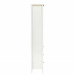 Maison Belfort Vitrinenschrank Rivery II - Kiefer massiv - Weiß -WOHNZIMMERMÖBEL Verkäufe 1000218470 210128 06223900185 DETAILS P000000001000218470