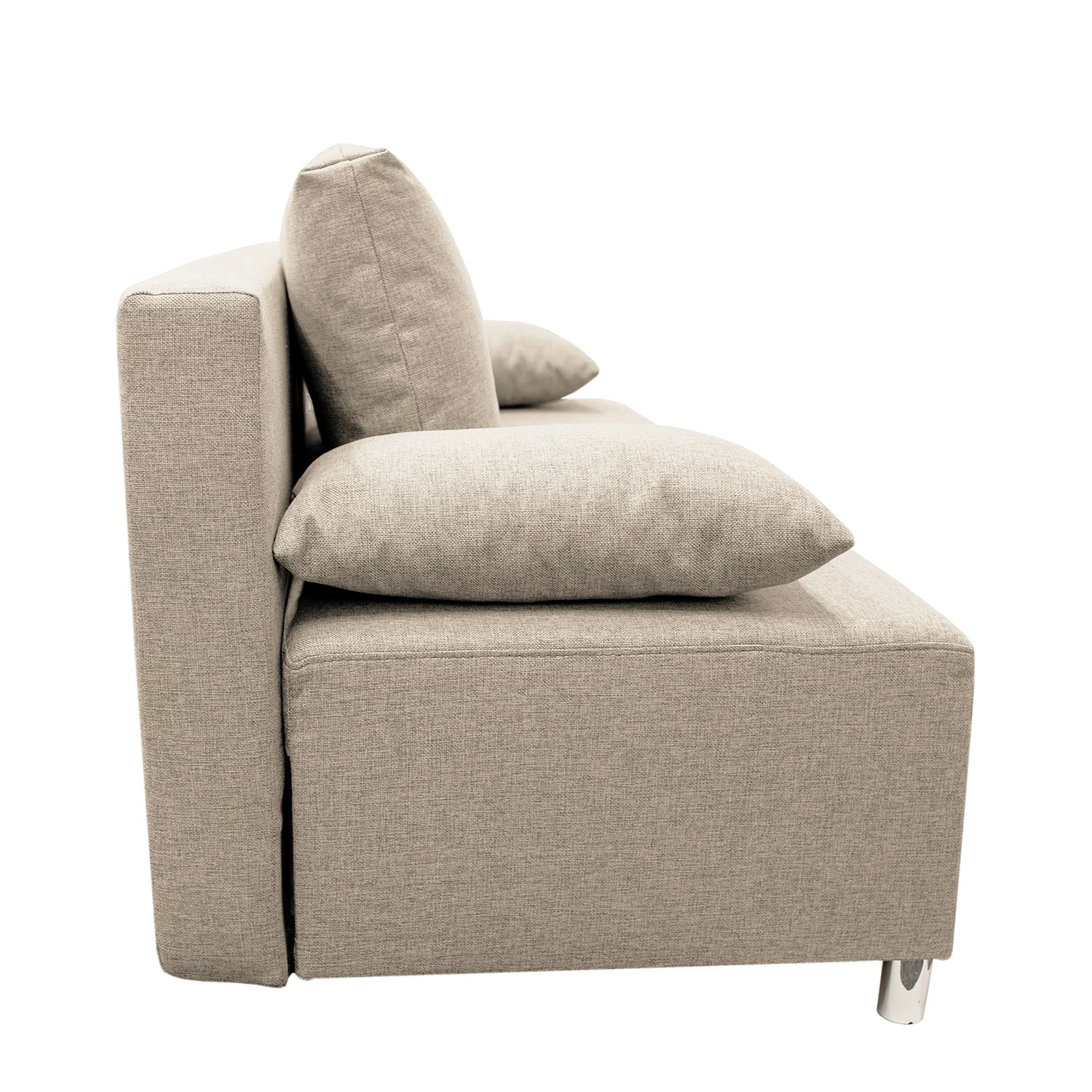 Fredriks Schlafsofa Pahala - Webstoff - Beige 3 Fredriks Schlafsofa Pahala - Webstoff - Beige – Bild 3