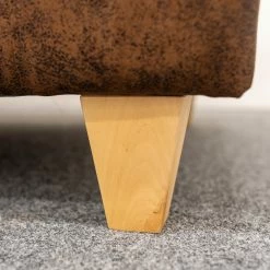 Fredriks Sofa Dacula I - Antiklederlook - Webstoff Afua: Braun -WOHNZIMMERMÖBEL Verkäufe 1000218616 210202 11573900032 DETAILS P000000001000218616