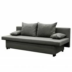 Fredriks Schlafsofa Towson II - Microfaser - Grau