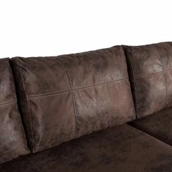 Fredriks Ecksofa Ruston I - Antiklederlook - Dunkelbraun -WOHNZIMMERMÖBEL Verkäufe 1000218675 210202 11585300169 DETAILS P000000001000218675
