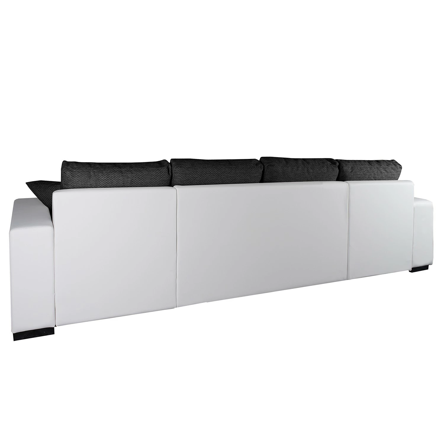 Fredriks Wohnlandschaft Bardwell - Kunstleder; Webstoff - Weiß / Grau 5 Fredriks Wohnlandschaft Bardwell - Kunstleder; Webstoff - Weiß / Grau – Bild 5