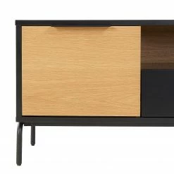 Norrwood TV-Lowboard Ceduna I - Matt Schwarz / Eiche 8 Norrwood TV-Lowboard Ceduna I - Matt Schwarz / Eiche -WOHNZIMMERMÖBEL Verkäufe 1000218731 200713 10103300003 DETAILS P000000001000218731