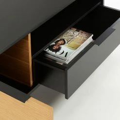 Norrwood TV-Lowboard Ceduna I - Matt Schwarz / Eiche 9 Norrwood TV-Lowboard Ceduna I - Matt Schwarz / Eiche -WOHNZIMMERMÖBEL Verkäufe 1000218731 200713 10103400004 DETAILS P000000001000218731