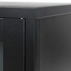 Ars manufacti Sideboard Kayys - Glas / Metall - Schwarz -WOHNZIMMERMÖBEL Verkäufe 1000219025 210330 15113200029 DETAILS P000000001000219025