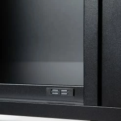 Ars manufacti Sideboard Kayys - Glas / Metall - Schwarz -WOHNZIMMERMÖBEL Verkäufe 1000219025 210330 15113700031 DETAILS P000000001000219025