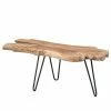 Red Living Couchtisch Crocker - Teak massiv / Metall - Teak