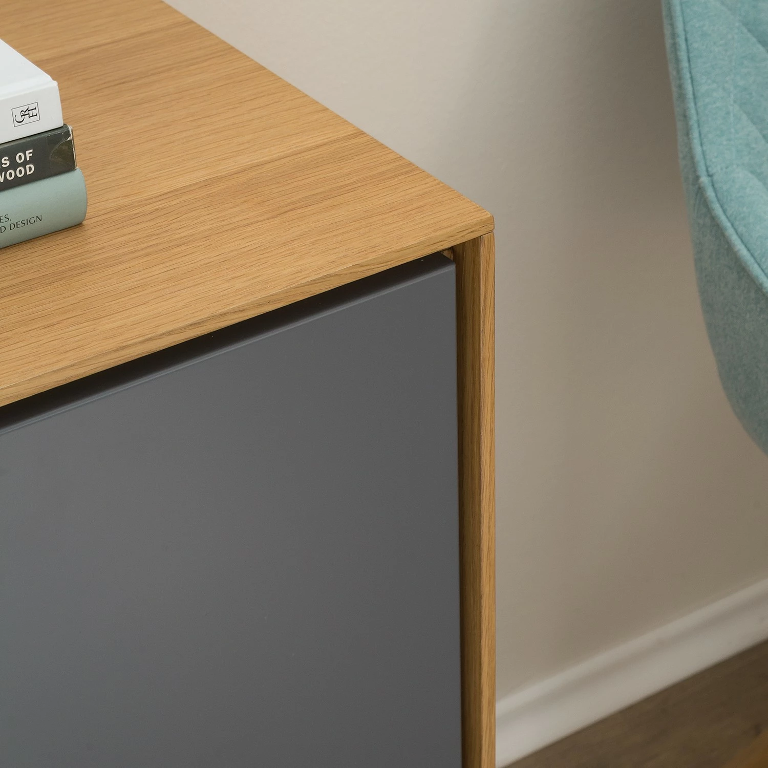 Studio Copenhagen Sideboard Danica - Echtholzfurnier - Matt Dunkelgrau / Esche 6 Studio Copenhagen Sideboard Danica - Echtholzfurnier - Matt Dunkelgrau / Esche – Bild 6