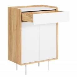 Studio Copenhagen Kommode Noovi - Wildeiche teilmassiv - Weiß / Wildeiche -WOHNZIMMERMÖBEL Verkäufe 1000220567 200820 08051000007 DETAILS P000000001000220567