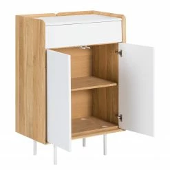 Studio Copenhagen Kommode Noovi - Wildeiche teilmassiv - Weiß / Wildeiche -WOHNZIMMERMÖBEL Verkäufe 1000220567 200820 08051200008 DETAILS P000000001000220567