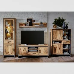 Ridgevalley Highboard Priay - Lärche Dekor / Graphit 9 Ridgevalley Highboard Priay - Lärche Dekor / Graphit -WOHNZIMMERMÖBEL Verkäufe 1000220678 200819 06354400073 MOOD DETAILS P000000001000220678 mood