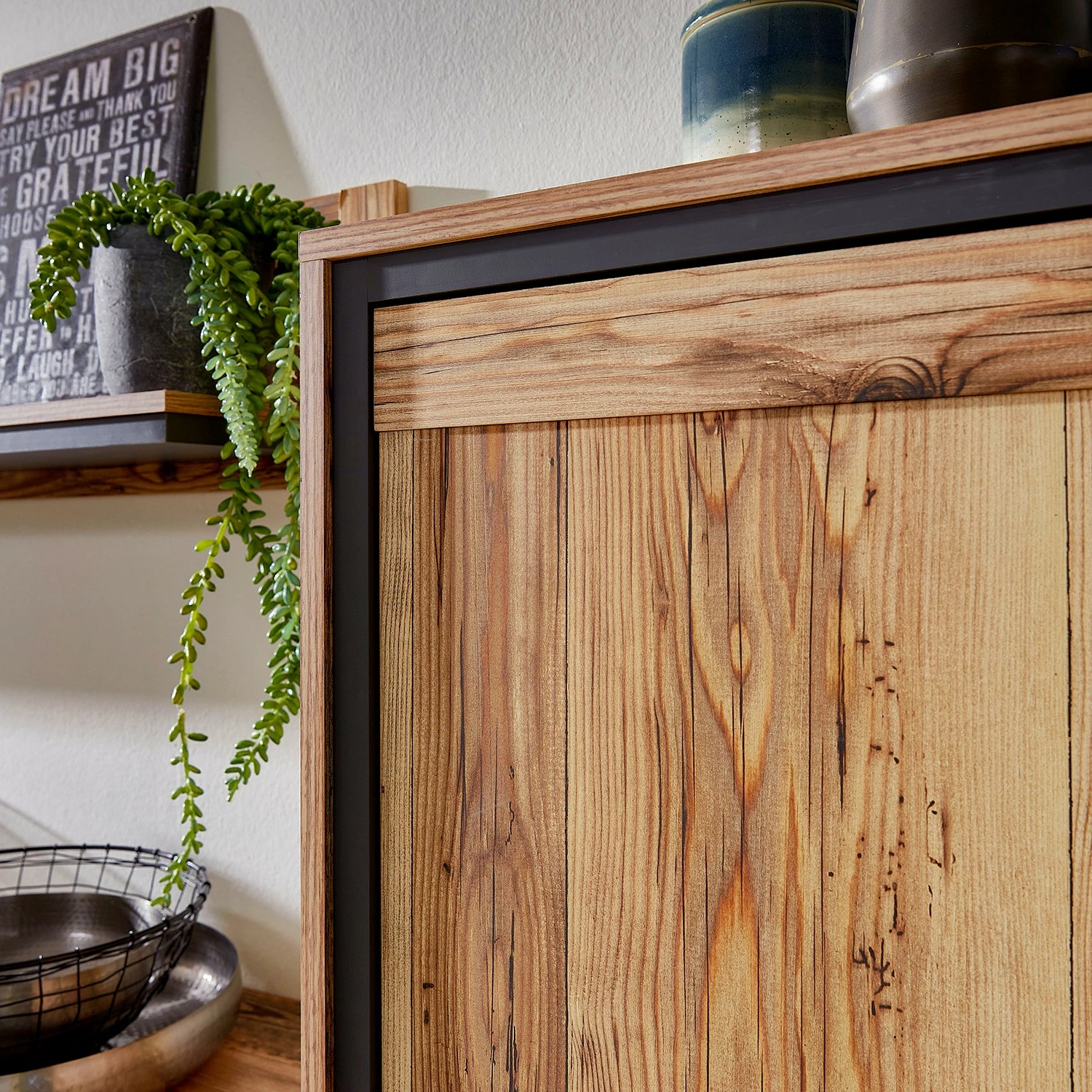 Ridgevalley Highboard Priay - Lärche Dekor / Graphit 7 Ridgevalley Highboard Priay - Lärche Dekor / Graphit – Bild 7