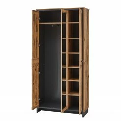 Ridgevalley Garderobenschrank Priay II - Lärche Dekor / Graphit -WOHNZIMMERMÖBEL Verkäufe 1000220684 200819 06365700107 DETAILS P000000001000220684
