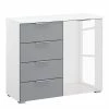 Rauch Orange Kommode Bellezza II - Hochglanz Weiß / Grau