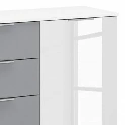 Rauch Orange Kommode Bellezza II - Hochglanz Weiß / Grau -WOHNZIMMERMÖBEL Verkäufe 1000221709 200824 14425600069 DETAILS P000000001000221709