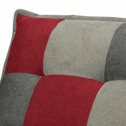 Fredriks Sofa Tutu (2-Sitzer) - Microfaser - Microfaser Ranu Patchwork: Beere / Grau -WOHNZIMMERMÖBEL Verkäufe 1000222110 201113 13044600336 DETAILS P000000001000222110