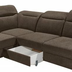 Fredriks Ecksofa Mayhill - Webstoff - Webstoff Roge: Espresso - Schlaffunktion davorstehend links -WOHNZIMMERMÖBEL Verkäufe 1000222124 201119 09422400166 DETAILS P000000001000222124