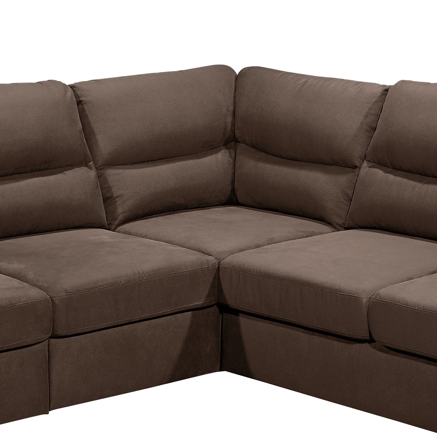 Fredriks Ecksofa Gladwin - Microfaser Zari: Espresso - Schlaffunktion davorstehend rechts 11 Fredriks Ecksofa Gladwin - Microfaser Zari: Espresso - Schlaffunktion davorstehend rechts – Bild 11