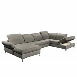 Fredriks Wohnlandschaft Glenmoore - Webstoff - Webstoff Ganum: Steingrau - Longchair davorstehend links / Ottomane rechts 23 Fredriks Wohnlandschaft Glenmoore - Webstoff - Webstoff Ganum: Steingrau - Longchair davorstehend links / Ottomane rechts -WOHNZIMMERMÖBEL Verkäufe 1000222220 201113 21121000177 DETAILS P000000001000222220