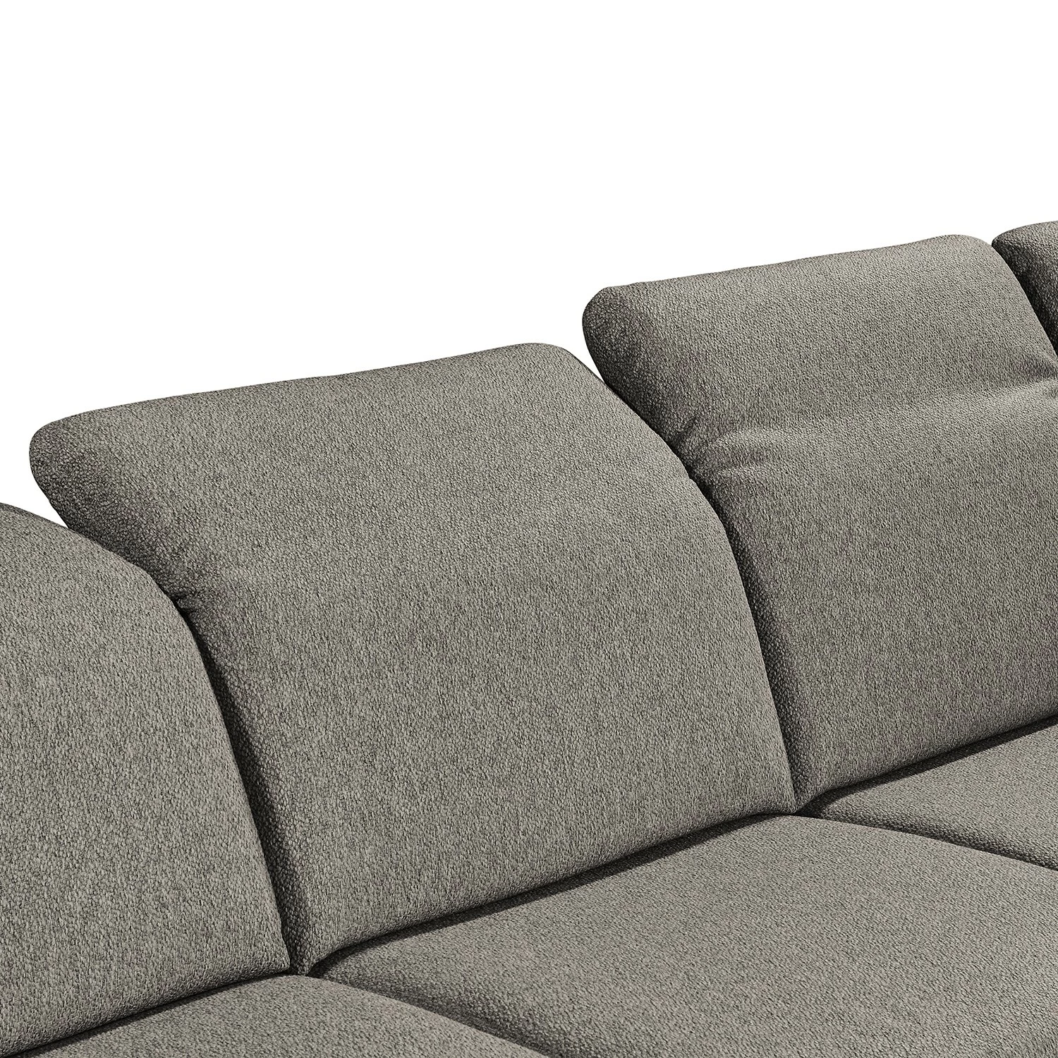 Fredriks Wohnlandschaft Glenmoore - Webstoff - Webstoff Ganum: Steingrau - Longchair davorstehend links / Ottomane rechts 11 Fredriks Wohnlandschaft Glenmoore - Webstoff - Webstoff Ganum: Steingrau - Longchair davorstehend links / Ottomane rechts – Bild 11