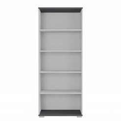 Germania Aktenregal GW-Profi 2.0 - Hellgrau / Graphit - Höhe: 200 cm -WOHNZIMMERMÖBEL Verkäufe 1000222869 200821 11192600040 DETAILS P000000001000222869