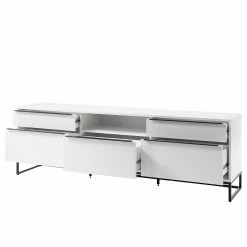 Fredriks Wohnwand White Hall IV (3-teilig) - Matt Weiß / Schwarz 17 Fredriks Wohnwand White Hall IV (3-teilig) - Matt Weiß / Schwarz -WOHNZIMMERMÖBEL Verkäufe 1000222880 210216 14105800034 DETAILS P000000001000222880