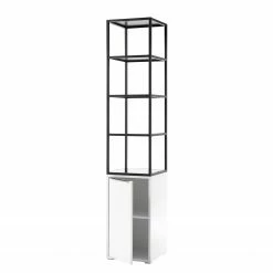 Fredriks Wohnwand White Hall IV (3-teilig) - Matt Weiß / Schwarz 19 Fredriks Wohnwand White Hall IV (3-teilig) - Matt Weiß / Schwarz -WOHNZIMMERMÖBEL Verkäufe 1000222880 210216 14110100036 DETAILS P000000001000222880