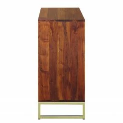 Ars manufacti Kommode Loga - Akazie massiv - Akazie Braun / Gold 6 Ars manufacti Kommode Loga - Akazie massiv - Akazie Braun / Gold -WOHNZIMMERMÖBEL Verkäufe 1000223267 200921 16391300003 DETAILS P000000001000223267