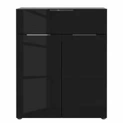 Germania Kommode Oakland II - Glas - Schwarz -WOHNZIMMERMÖBEL Verkäufe 1000223283 200826 06240700052 DETAILS P000000001000223283