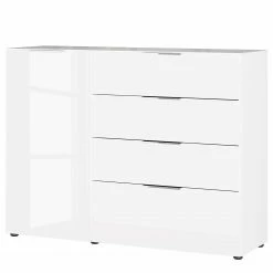 Germania Sideboard Oakland I - Glas - Weiß