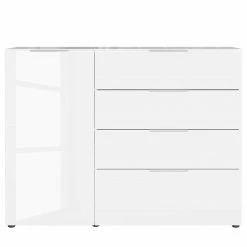 Germania Sideboard Oakland I - Glas - Weiß -WOHNZIMMERMÖBEL Verkäufe 1000223284 200826 06241500061 DETAILS P000000001000223284