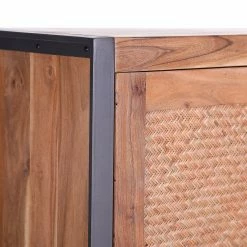 Ars manufacti TV-Lowboard Leyma - Rattan / Akazie massiv - Akazie / Anthrazit 7 Ars manufacti TV-Lowboard Leyma - Rattan / Akazie massiv - Akazie / Anthrazit -WOHNZIMMERMÖBEL Verkäufe 1000223492 200826 12360300067 DETAILS P000000001000223492