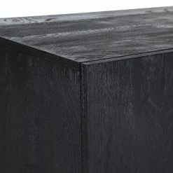 Red Living Kommode Worland I - Echtholzfurnier / Metall - Eiche Schwarz / Gold -WOHNZIMMERMÖBEL Verkäufe 1000223494 200826 12361200081 DETAILS P000000001000223494