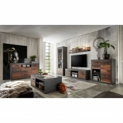 Red Living Sideboard Buzan - Altholz Dekor / Anthrazit -WOHNZIMMERMÖBEL Verkäufe 1000223919 200828 15453700094 MOOD DETAILS P000000001000223919 mood