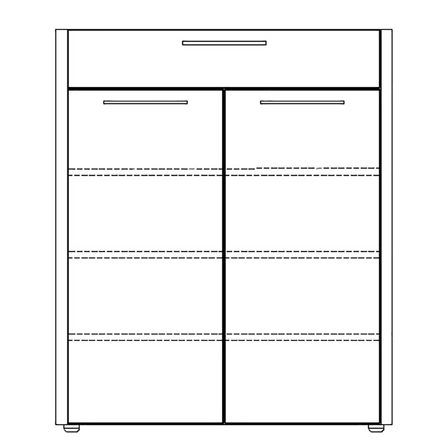Voss Kommode Levio II - Echtholzfurnier - Eiche - Schwarz 6 Voss Kommode Levio II - Echtholzfurnier - Eiche - Schwarz – Bild 6